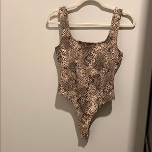 Kittenish Snake Skin Body Suit